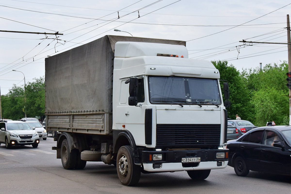 Волгоградская область, № С 314 ТТ 34 — МАЗ-53366