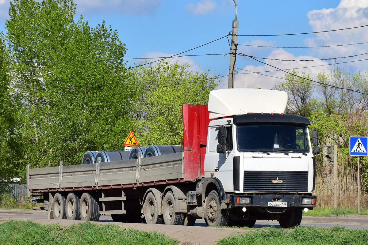 Волгоградская область, № К 652 КР 134 — МАЗ-6422A8