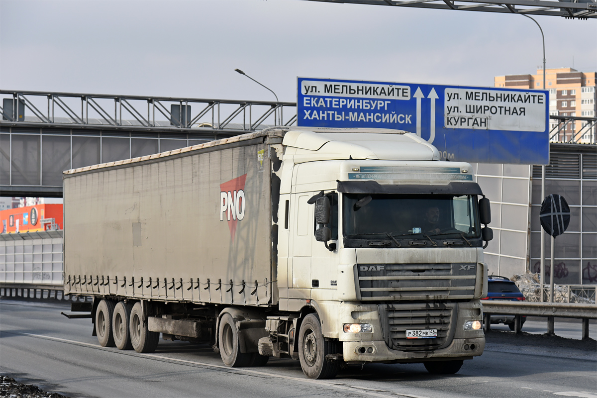 Курская область, № Р 382 МК 46 — DAF XF105 FT