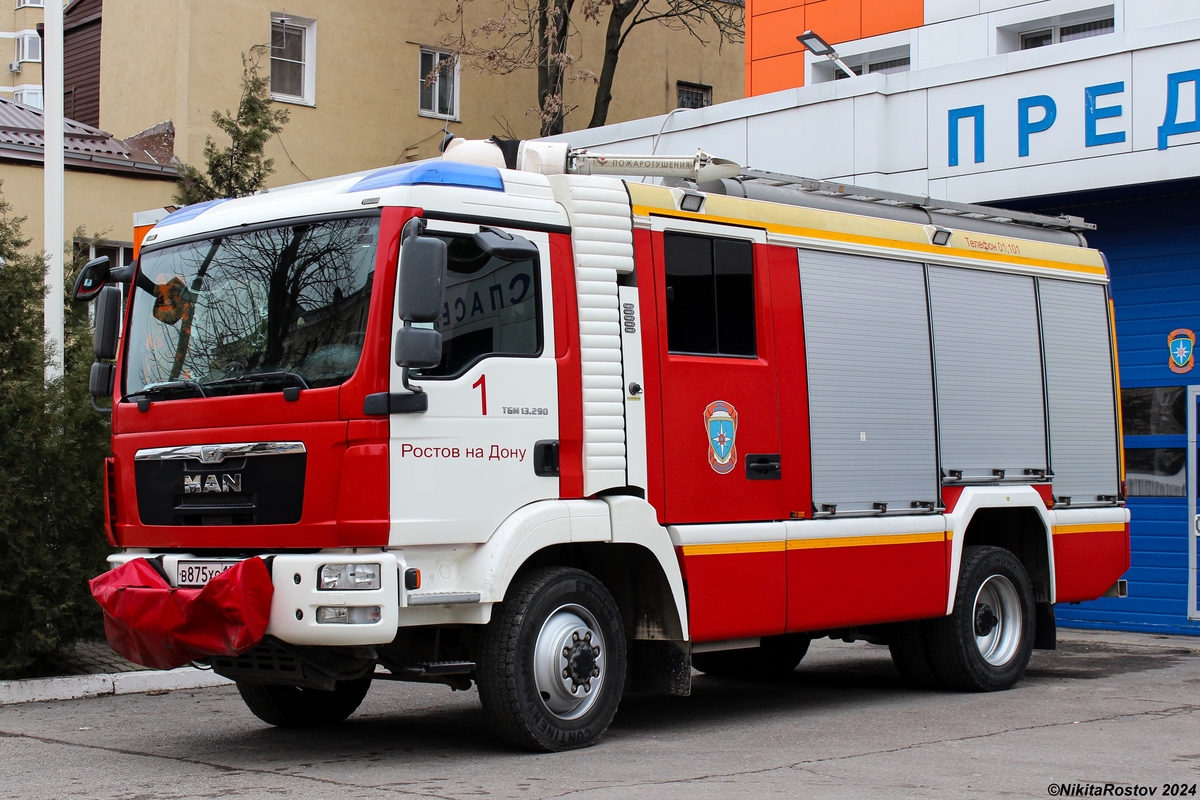 Ростовская область, № В 875 ХО 161 — MAN TGM 13.290