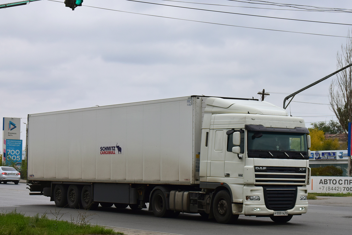 Волгоградская область, № Р 555 ТА 34 — DAF XF105 FT