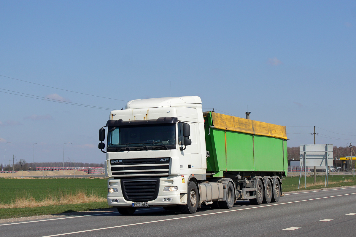 Литва, № HCT 063 — DAF XF105 FT