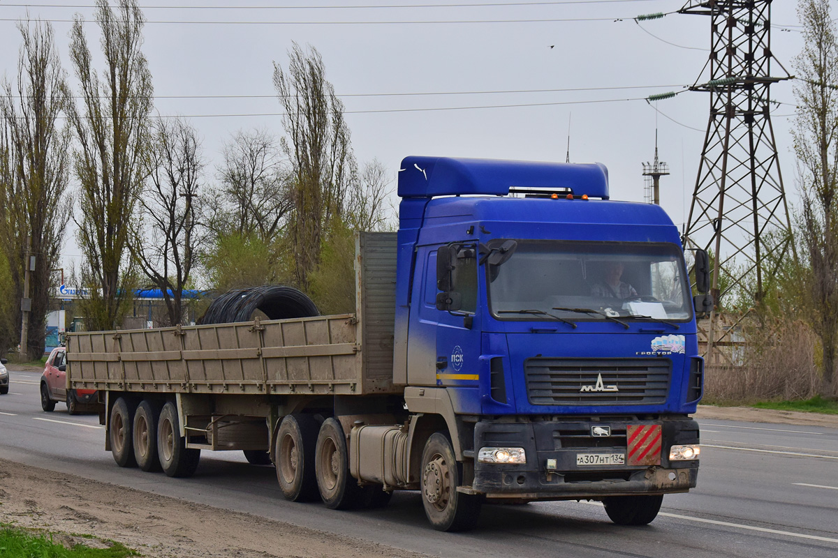 Волгоградская область, № А 307 НТ 134 — МАЗ-643019