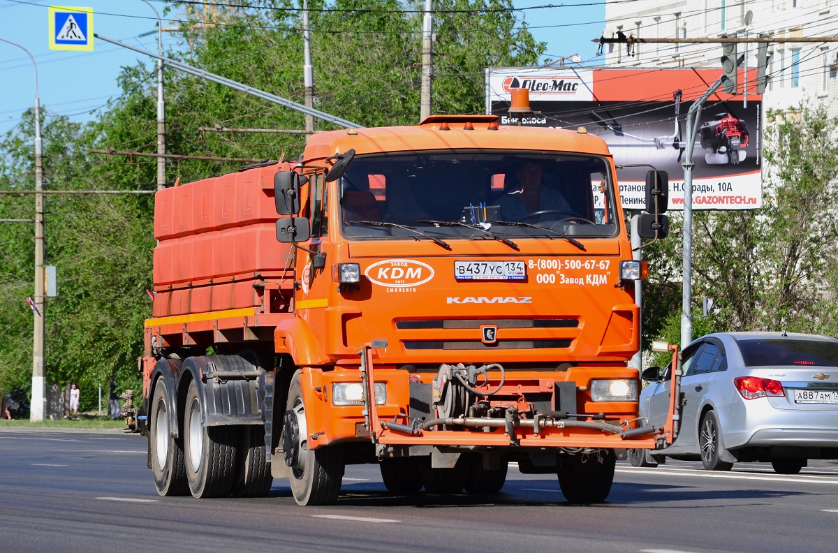 Волгоградская область, № В 437 УС 134 — КамАЗ-65115-42