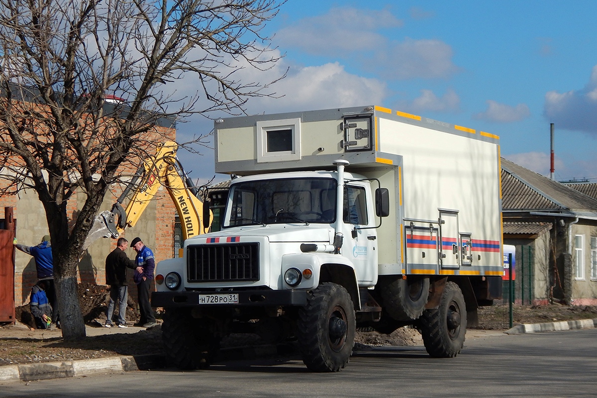 Белгородская область, № Н 728 РО 31 — ГАЗ-33081 «Садко»