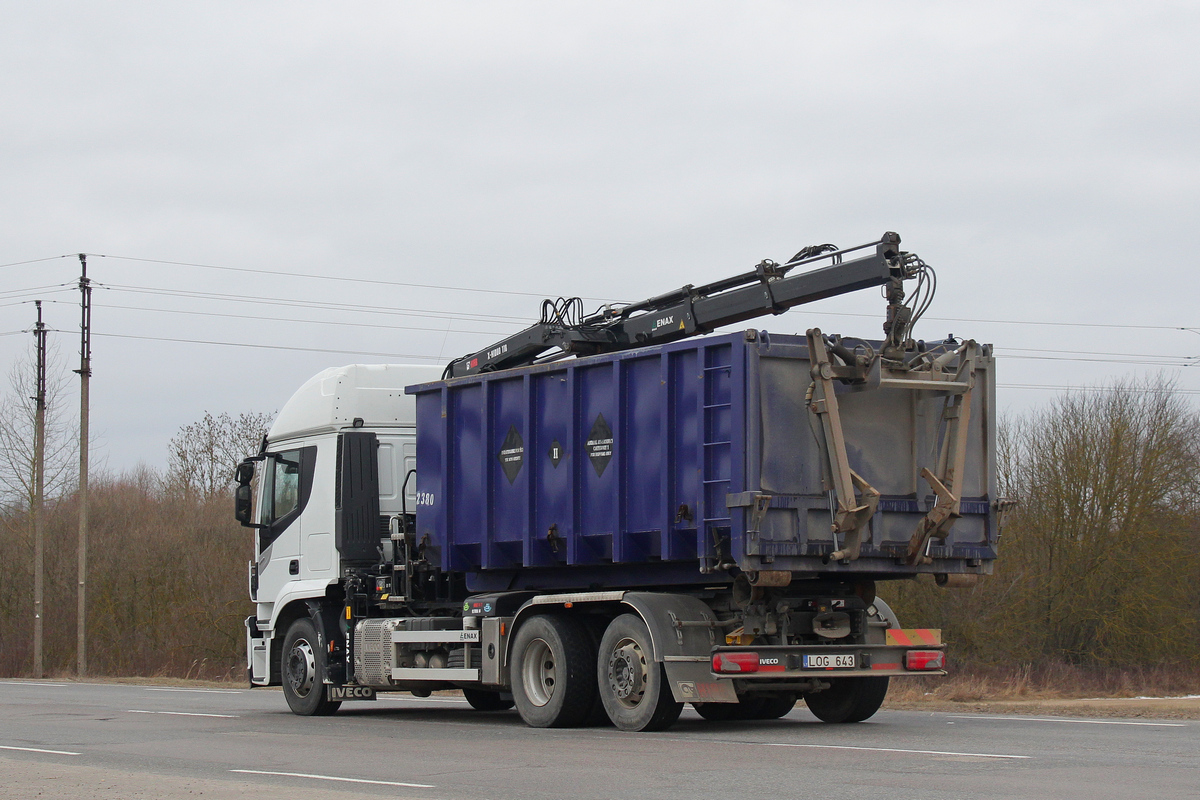 Литва, № LOG 643 — IVECO Stralis ('2012)