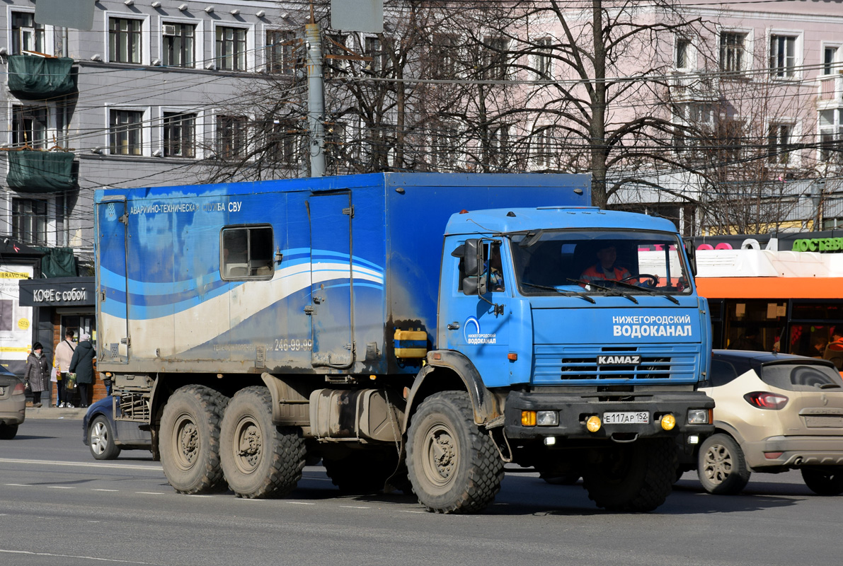 Нижегородская область, № Е 117 АР 152 — КамАЗ-43118-10 [43118K]