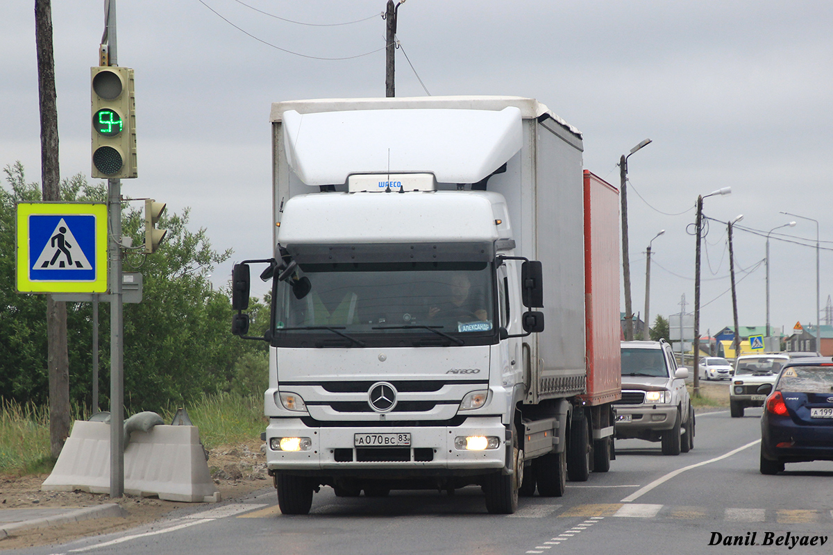 Ненецкий автономный округ, № А 070 ВС 83 — Mercedes-Benz Atego 1229