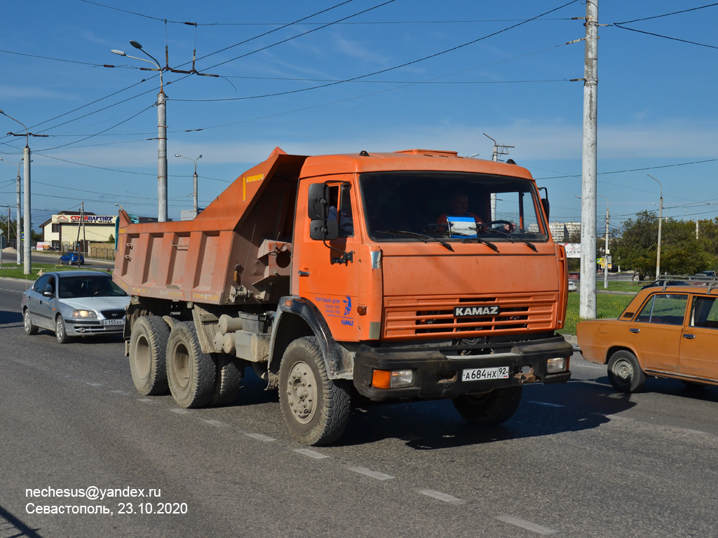 Севастополь, № А 684 НХ 92 — КамАЗ-55111-15 [55111R]