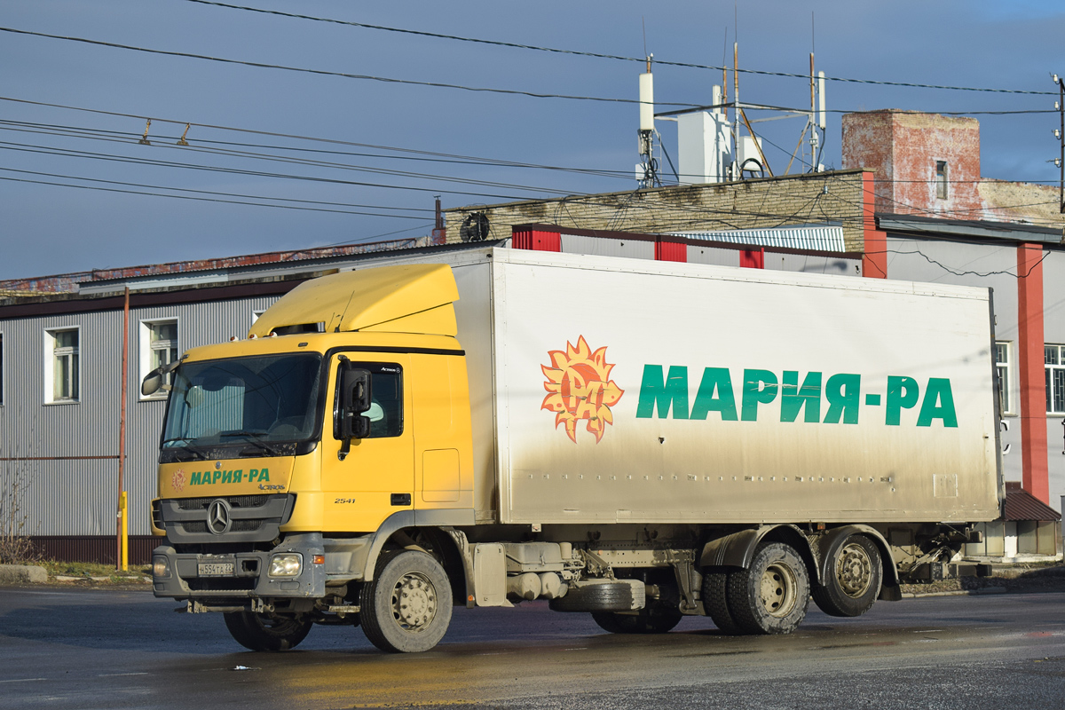 Алтайский край, № Н 554 ТА 22 — Mercedes-Benz Actros ('2009) 2541