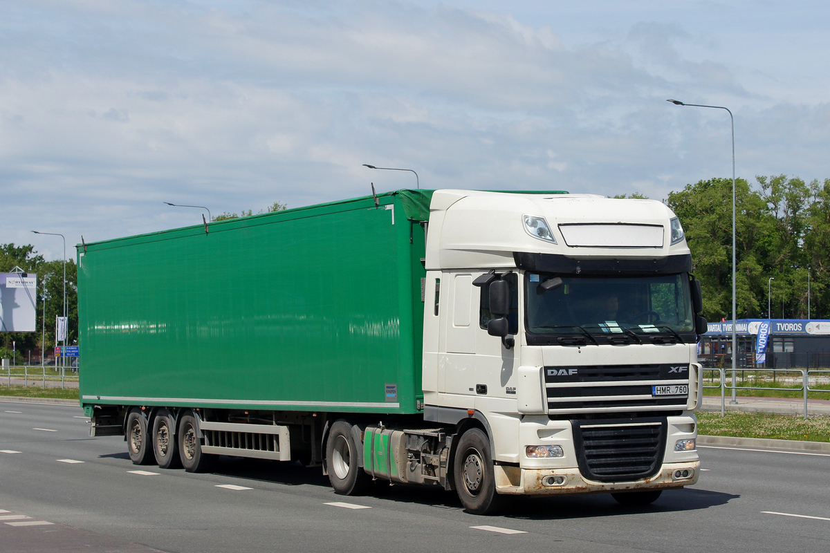 Литва, № HMR 760 — DAF XF105 FT