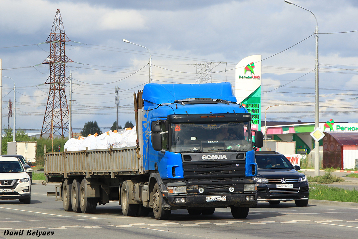 Челябинская область, № С 308 КХ 750 — Scania ('1996) P114G