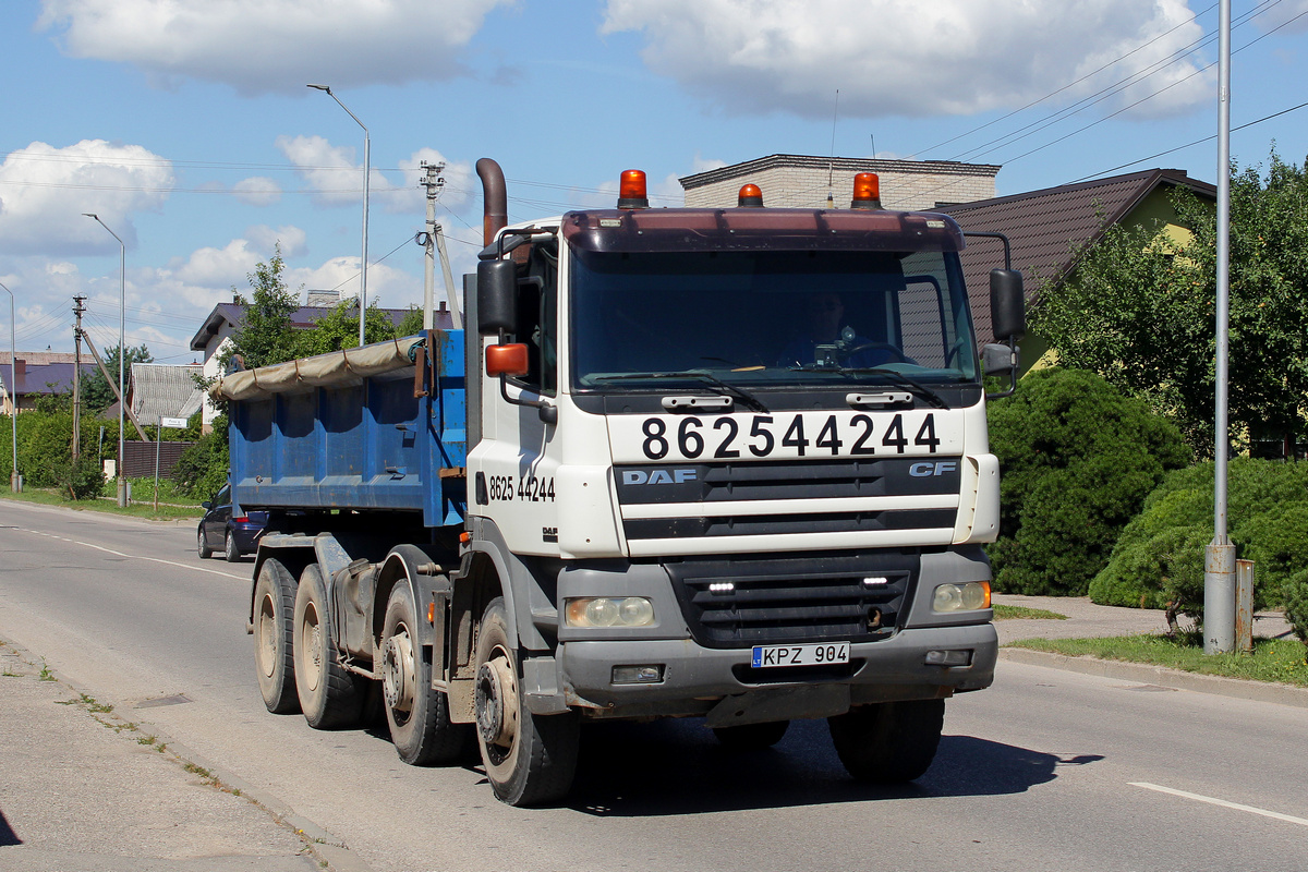 Литва, № KPZ 904 — DAF CF85 FAD