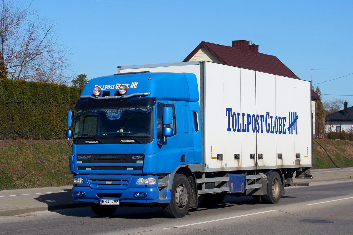 Литва, № MSA 798 — DAF CF75 FA