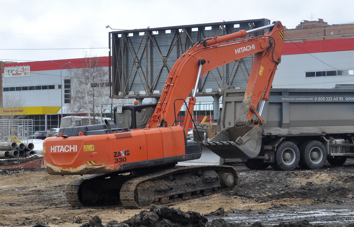 Омская область, № 9529 АА 55 — Hitachi ZX330 (общая модель)