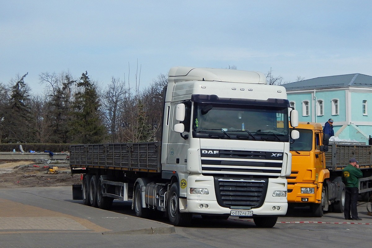 Белгородская область, № О 032 РЕ 31 — DAF XF105 (общая модель)