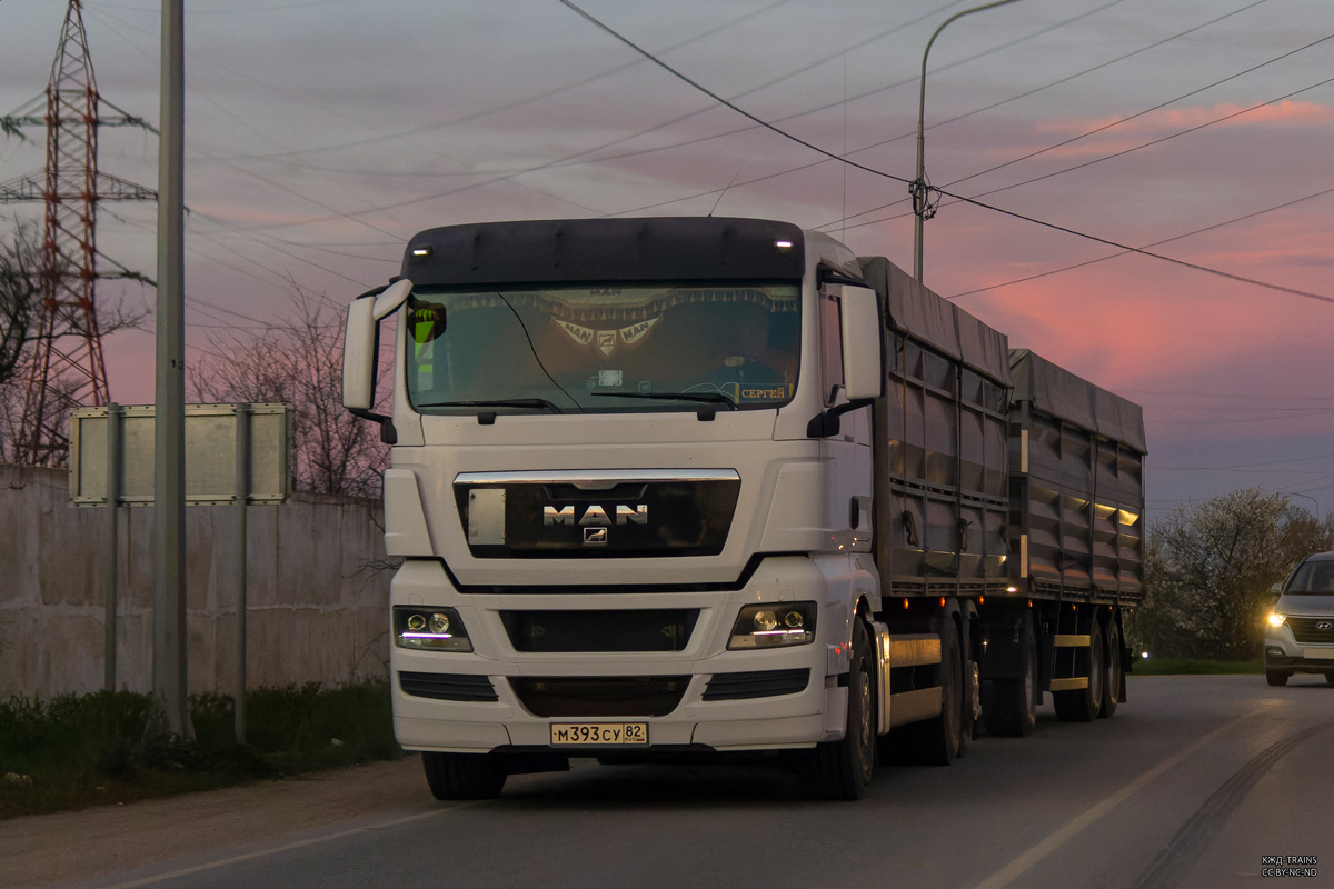 Крым, № М 393 СУ 82 — MAN TGX ('2007) 26.400