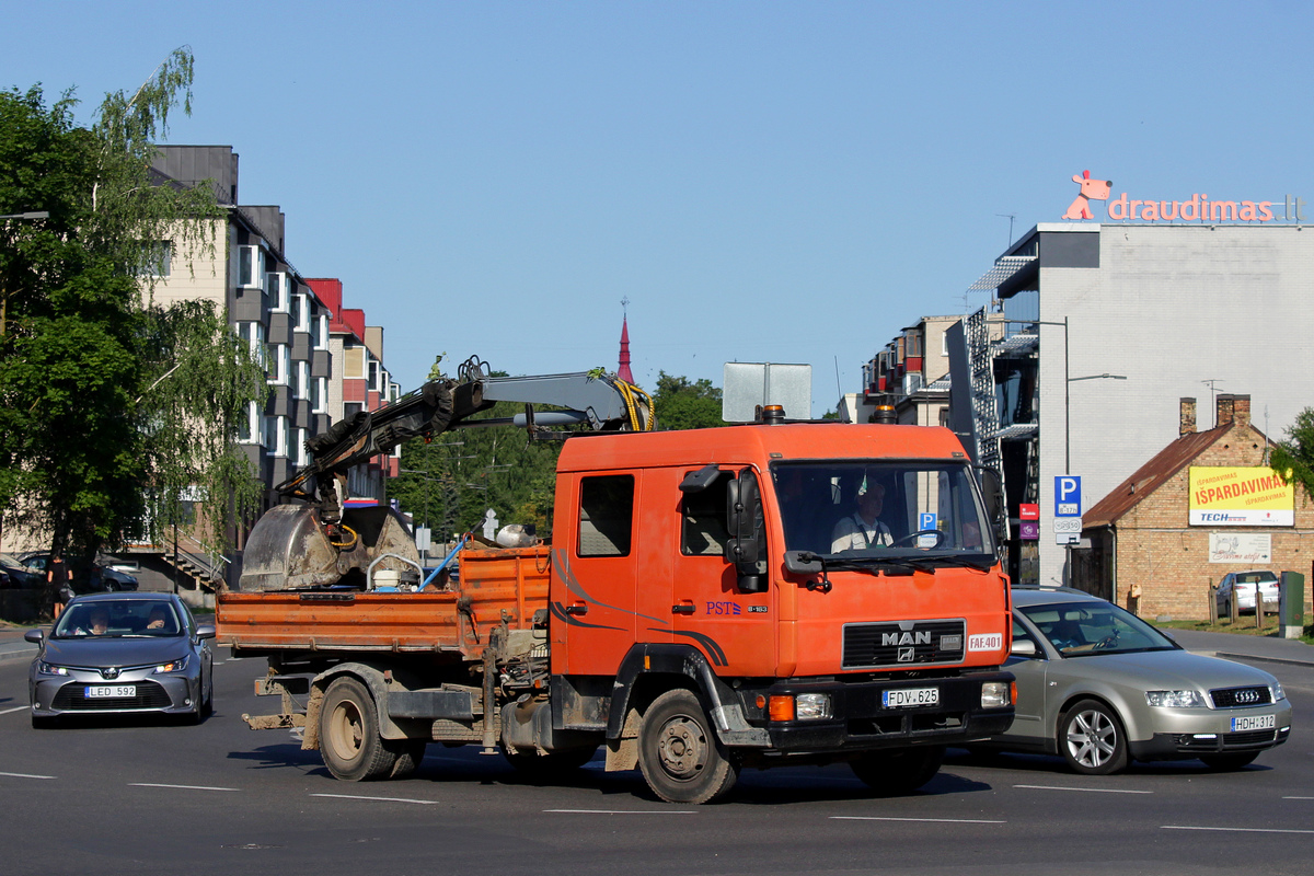 Литва, № FDV 625 — MAN L2000 (общая модель)