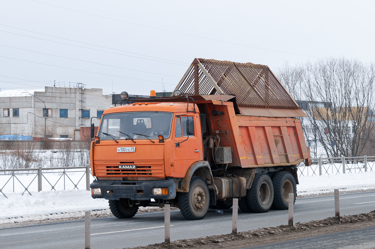 Архангельская область, № Н 100 УХ 29 — КамАЗ-65115 [651150]