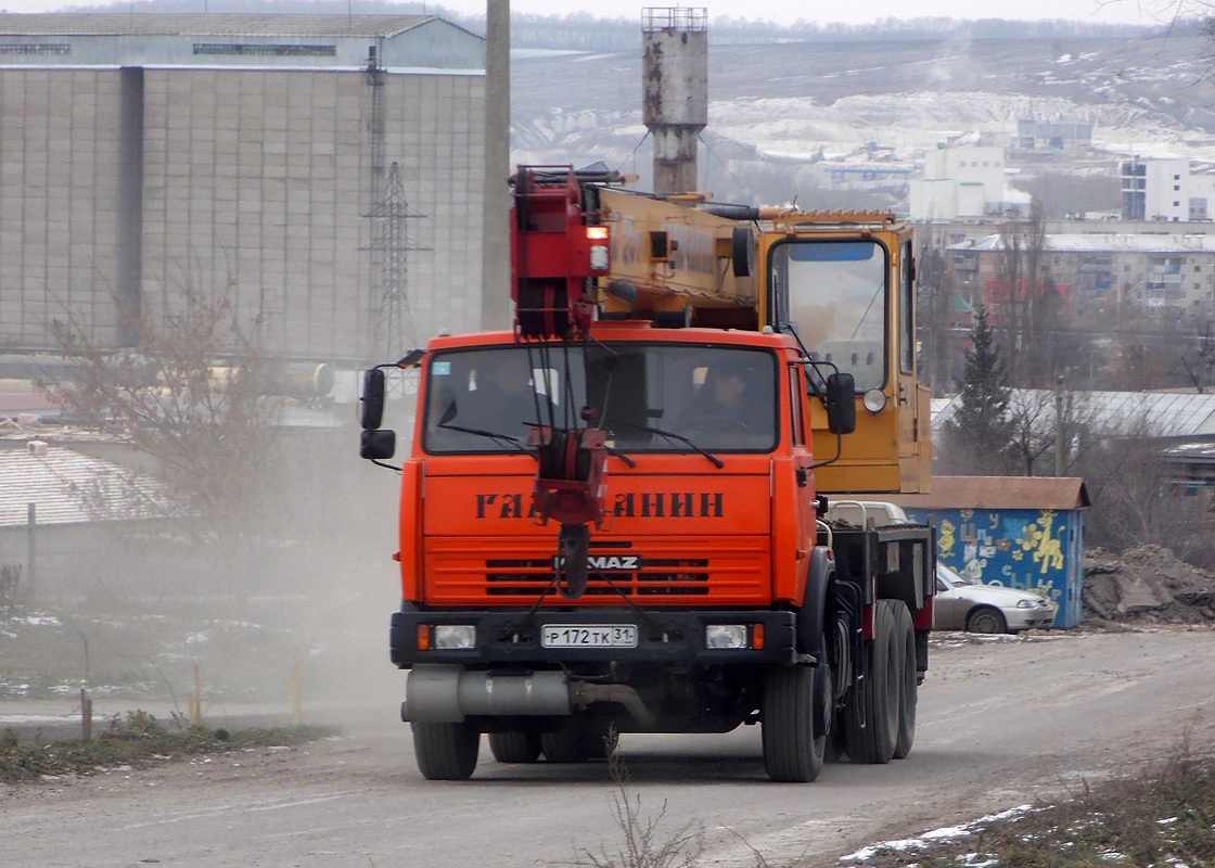 Белгородская область, № Р 172 ТК 31 — КамАЗ-65115-62