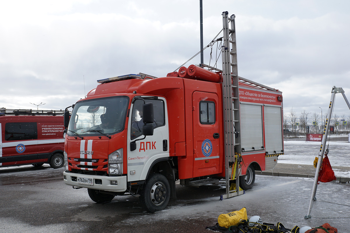 Санкт-Петербург, № М 762 ВН 198 — Isuzu NРS75 [Z7X]; Санкт-Петербург — Выставка "Экспотехностраж-2024" (03-05.04.2024)