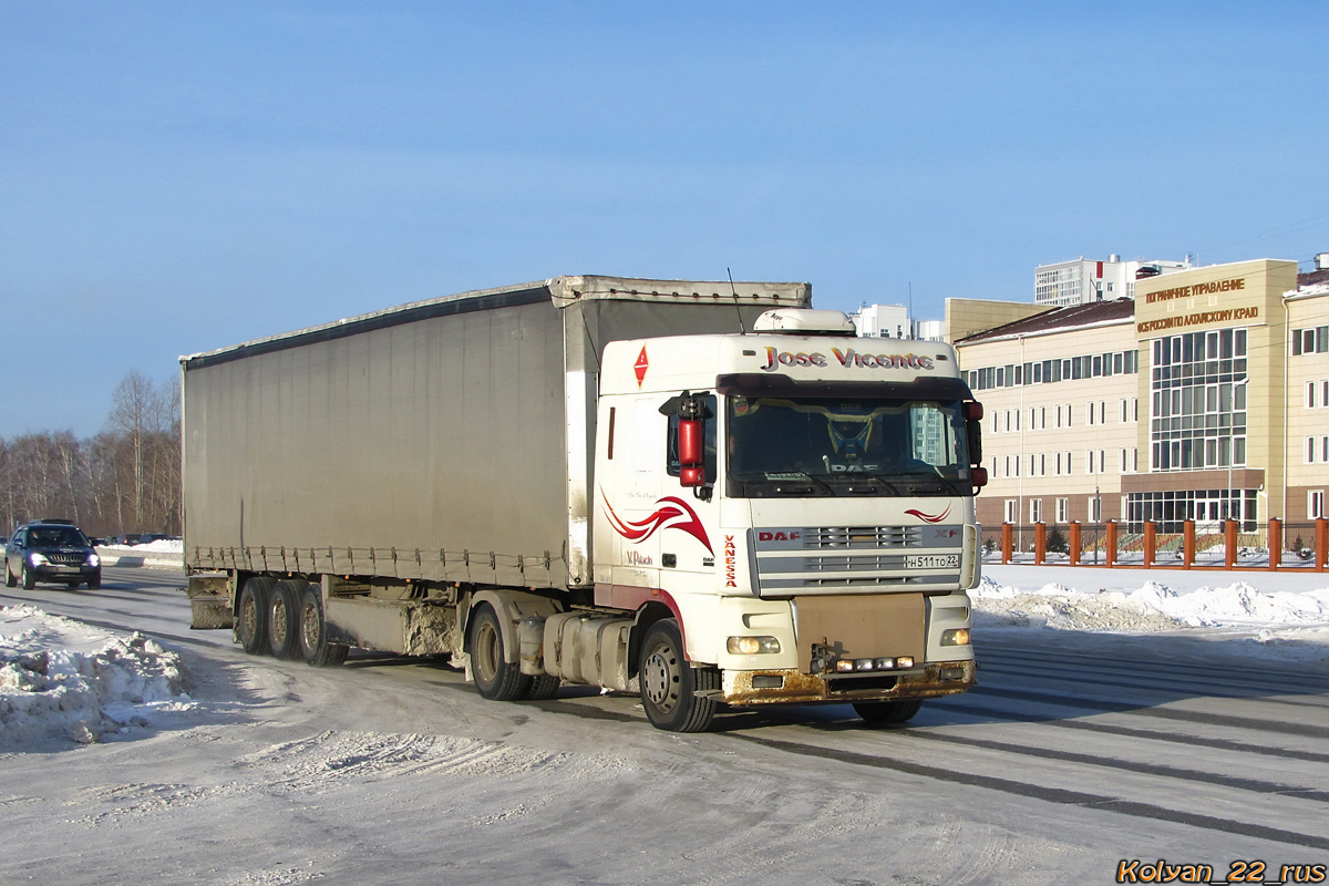 Алтайский край, № Н 511 ТО 22 — DAF 95XF FT