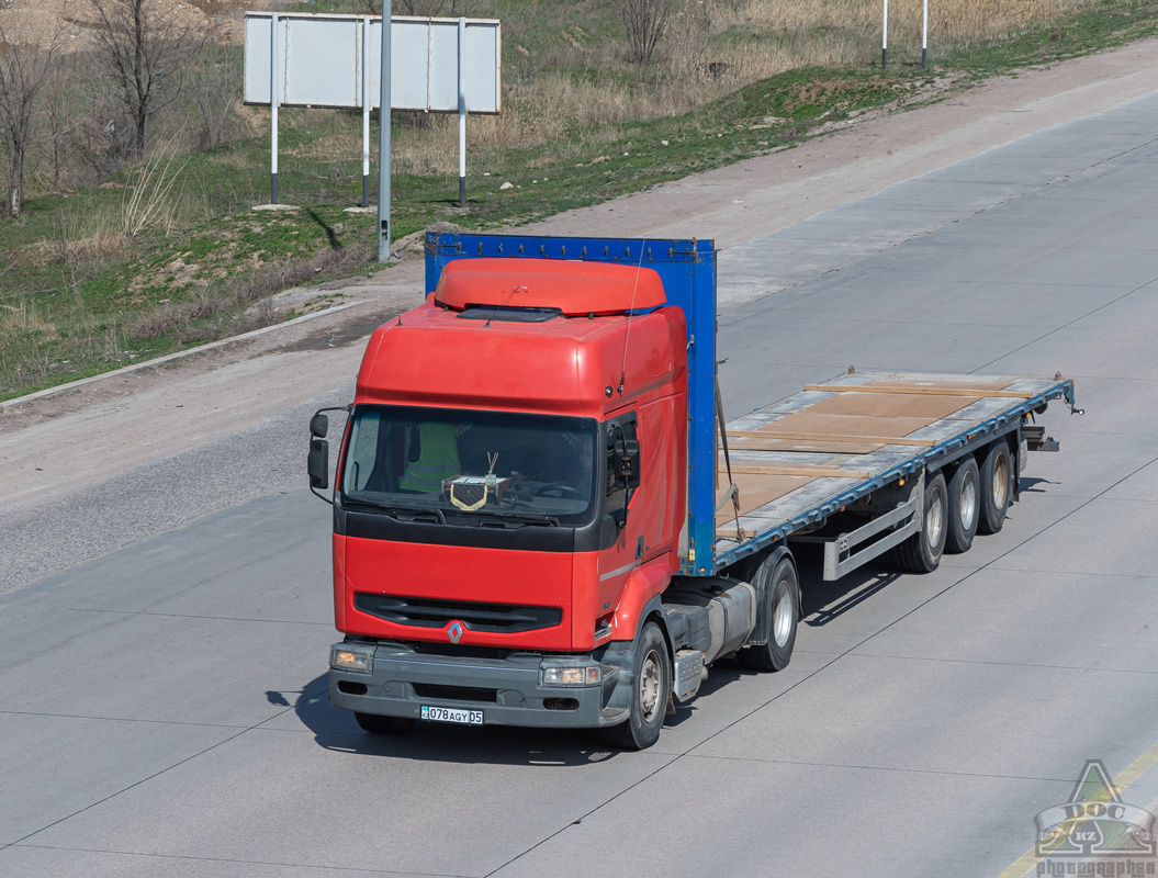 Алматинская область, № 078 AGY 05 — Renault Premium ('1996)