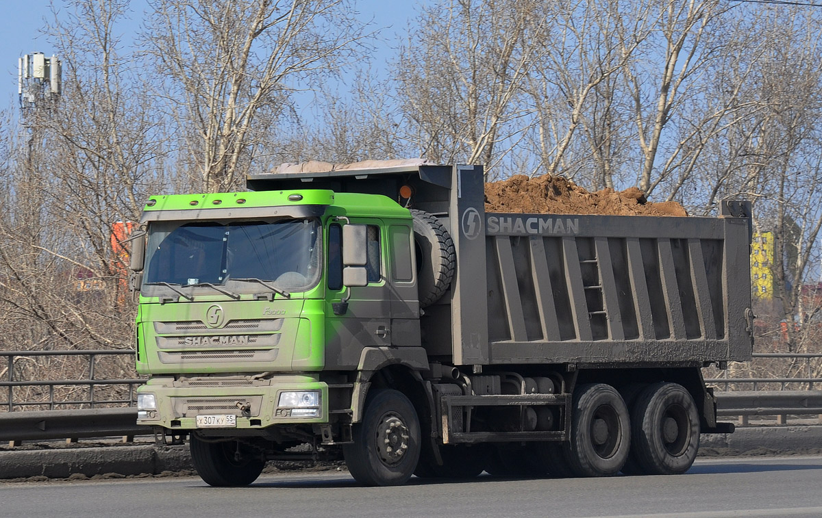 Омская область, № Х 307 КУ 55 — Shaanxi Shacman F3000 SX325x