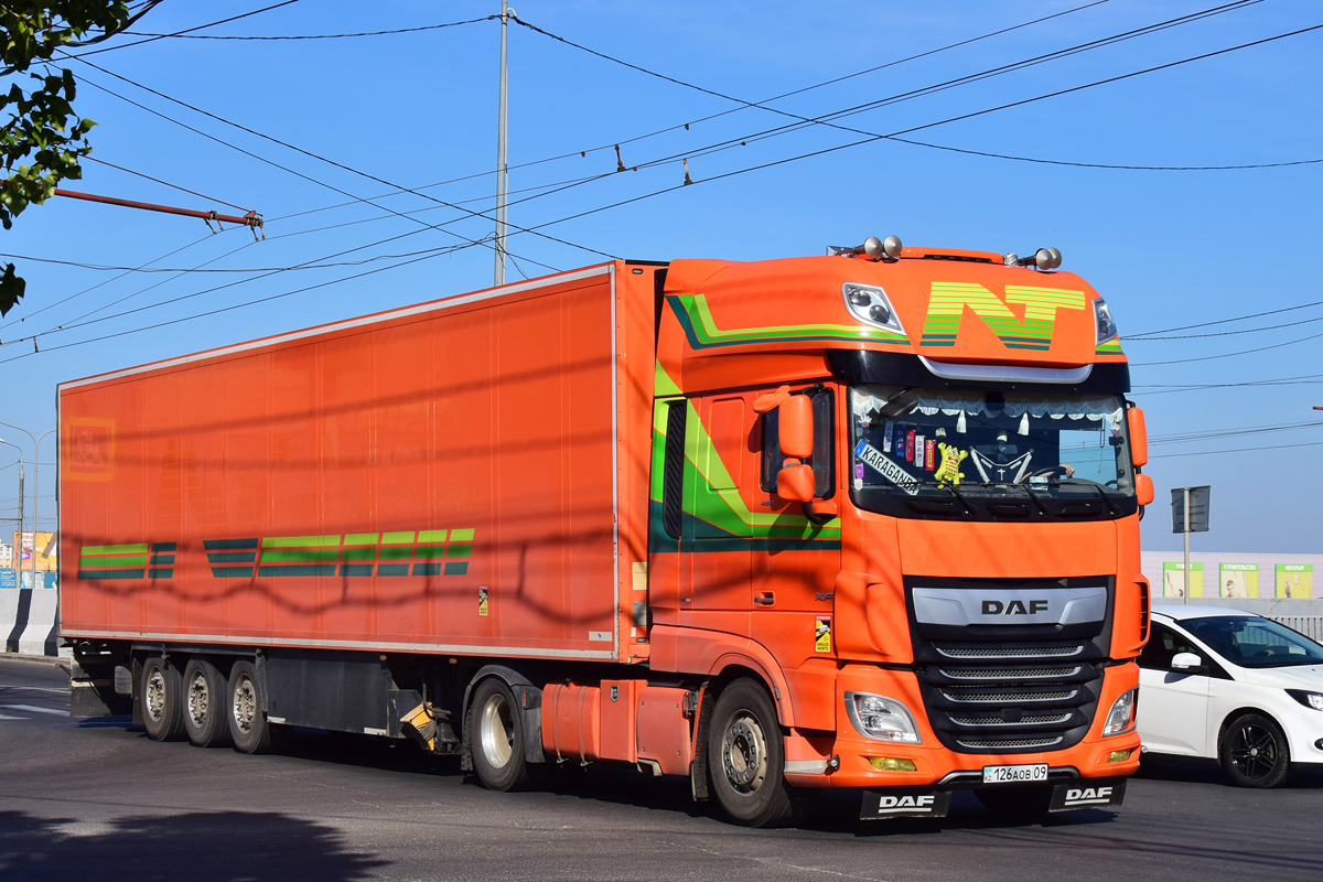 Карагандинская область, № 126 AOB 09 — DAF XF Euro6 FT