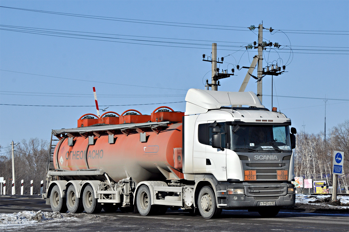 Алтайский край, № Х 940 ХВ 22 — Scania ('2013) G400