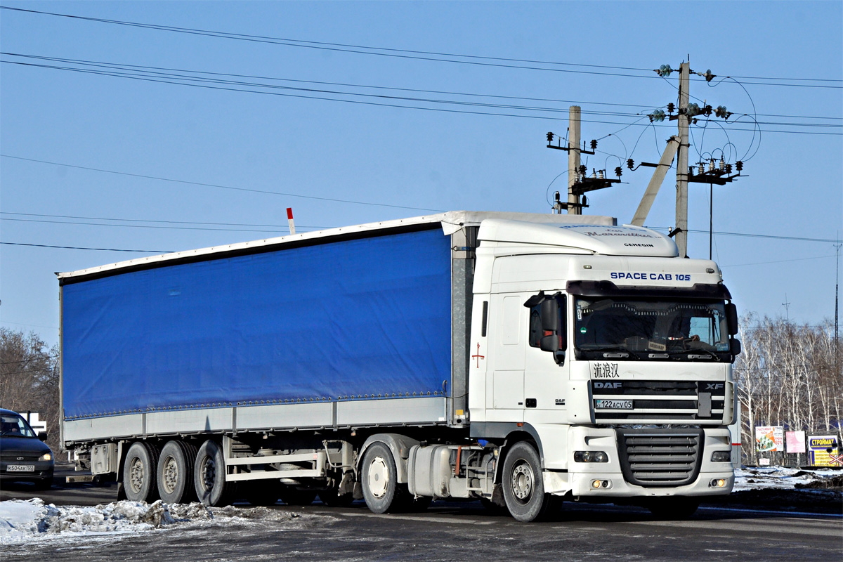 Алматинская область, № 122 ACV 05 — DAF XF105 FT