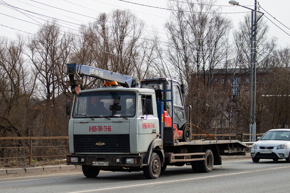 Московская область, № Н 518 АМ 790 — МАЗ-437040 "Зубрёнок"