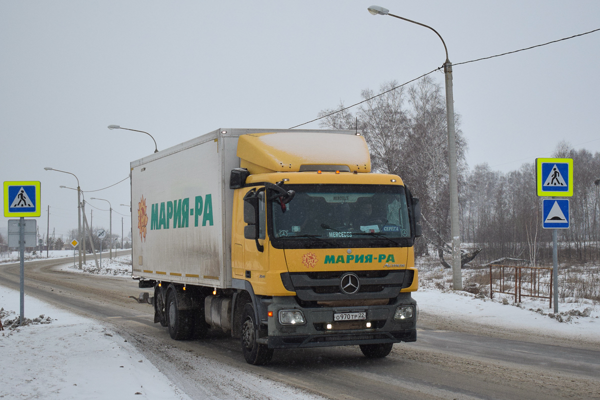 Алтайский край, № О 970 ТР 22 — Mercedes-Benz Actros ('2009) 2541