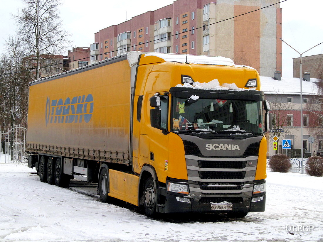 Московская область, № У 775 ВН 790 — Scania ('2016) R440