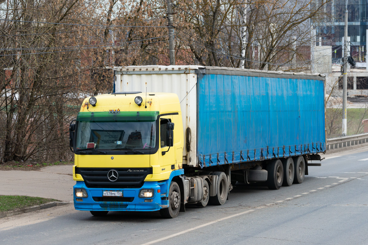 Московская область, № Е 578 МЕ 150 — Mercedes-Benz Actros ('2003) 1841