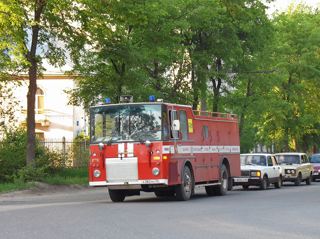 Вологодская область, № А 382 МХ 35 — Sisu (общая модель)