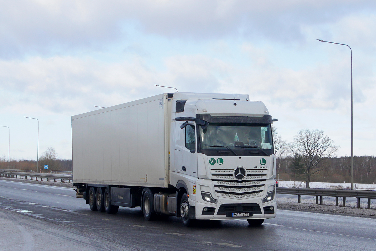 Литва, № MFE 471 — Mercedes-Benz Actros ('2018) 1845