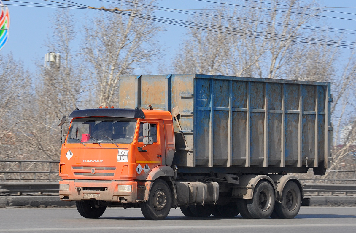 Омская область, № К 710 РР 186 — КамАЗ-65115 (общая модель)