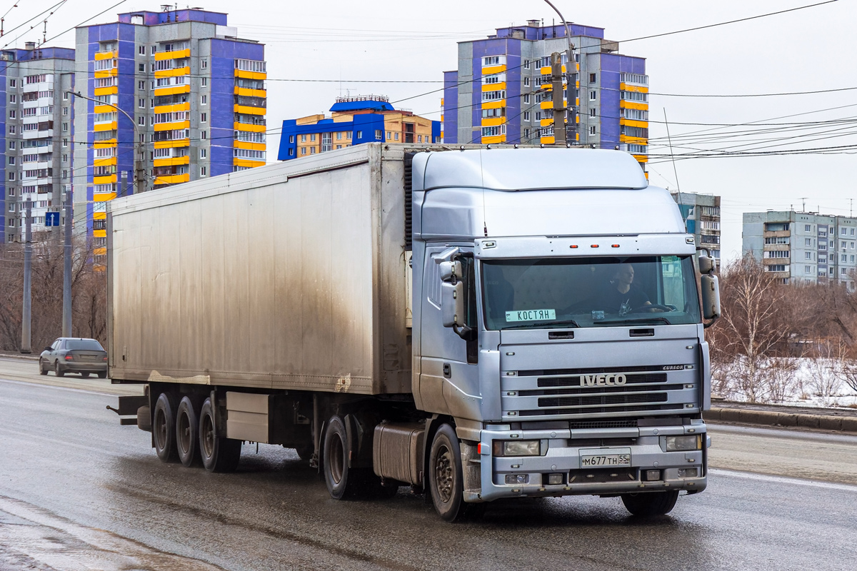 Омская область, № М 677 ТН 55 — IVECO EuroStar