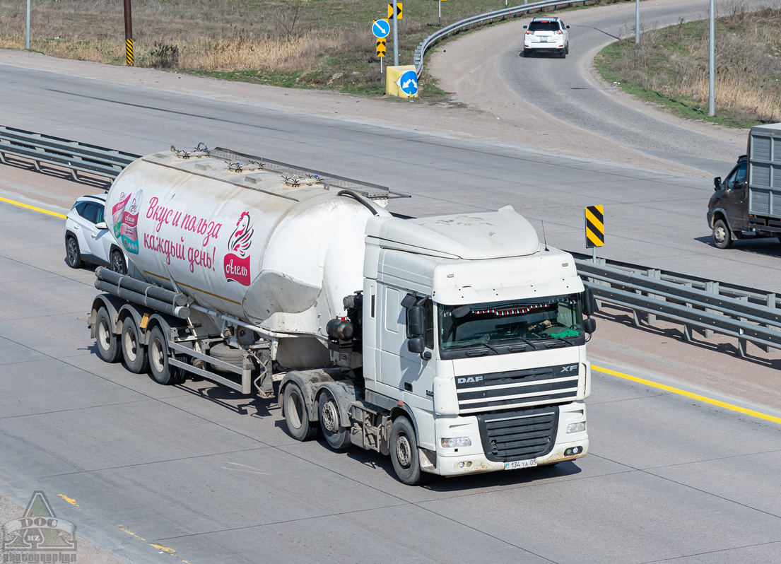 Алматинская область, № 134 YA 05 — DAF XF105 FTG