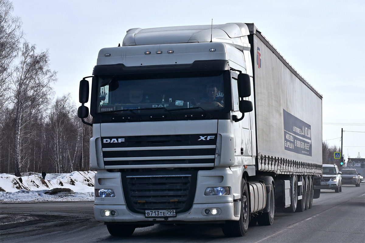 Москва, № В 713 ТЕ 799 — DAF XF105 FT