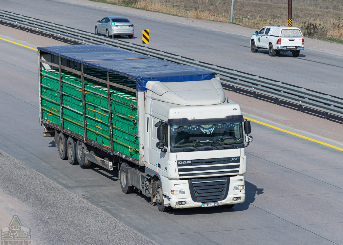 Алматинская область, № 011 YL 05 — DAF XF105 FT