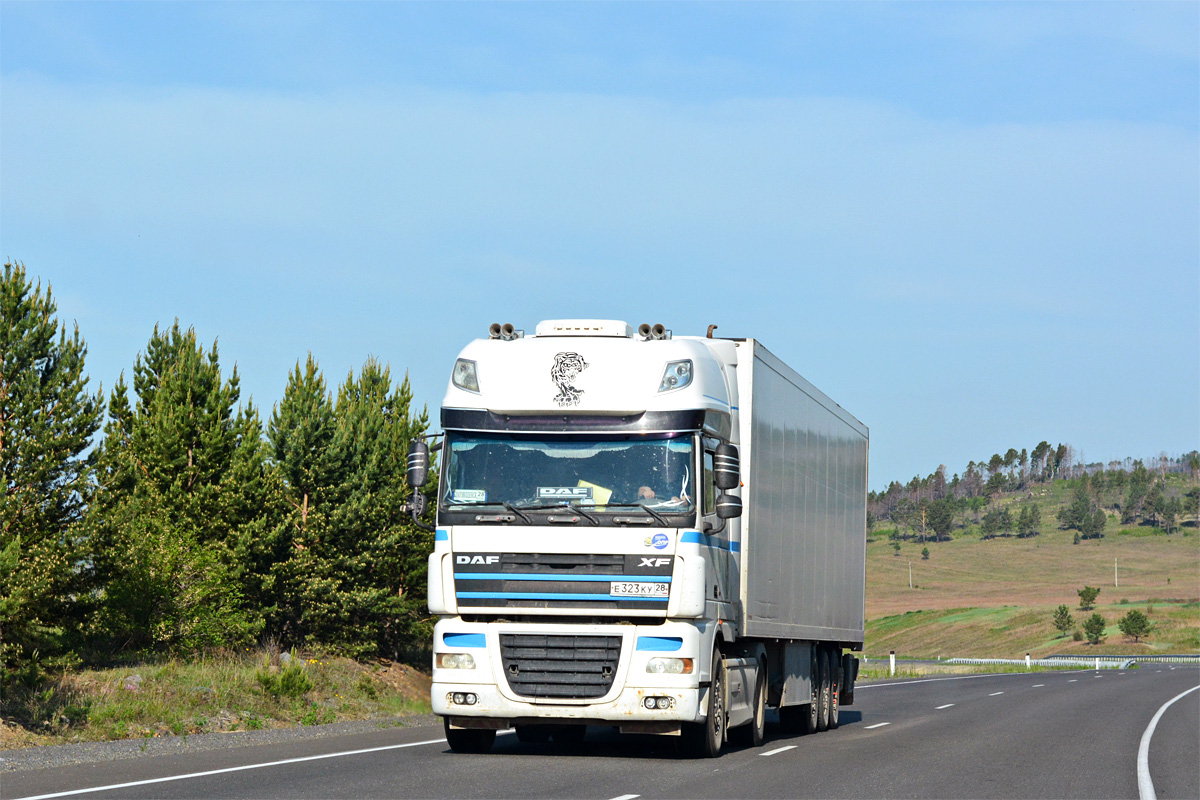 Амурская область, № Е 323 КУ 28 — DAF XF105 FT