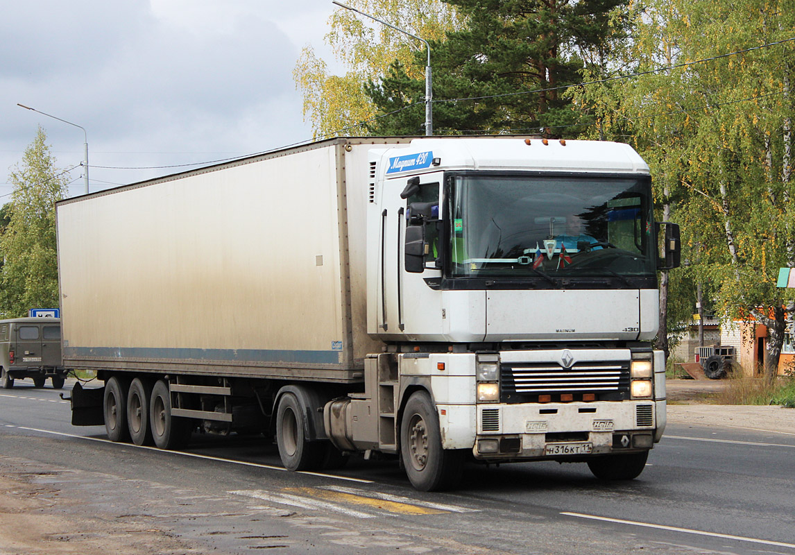 Коми, № Н 316 КТ 11 — Renault Magnum Integral ('1997)