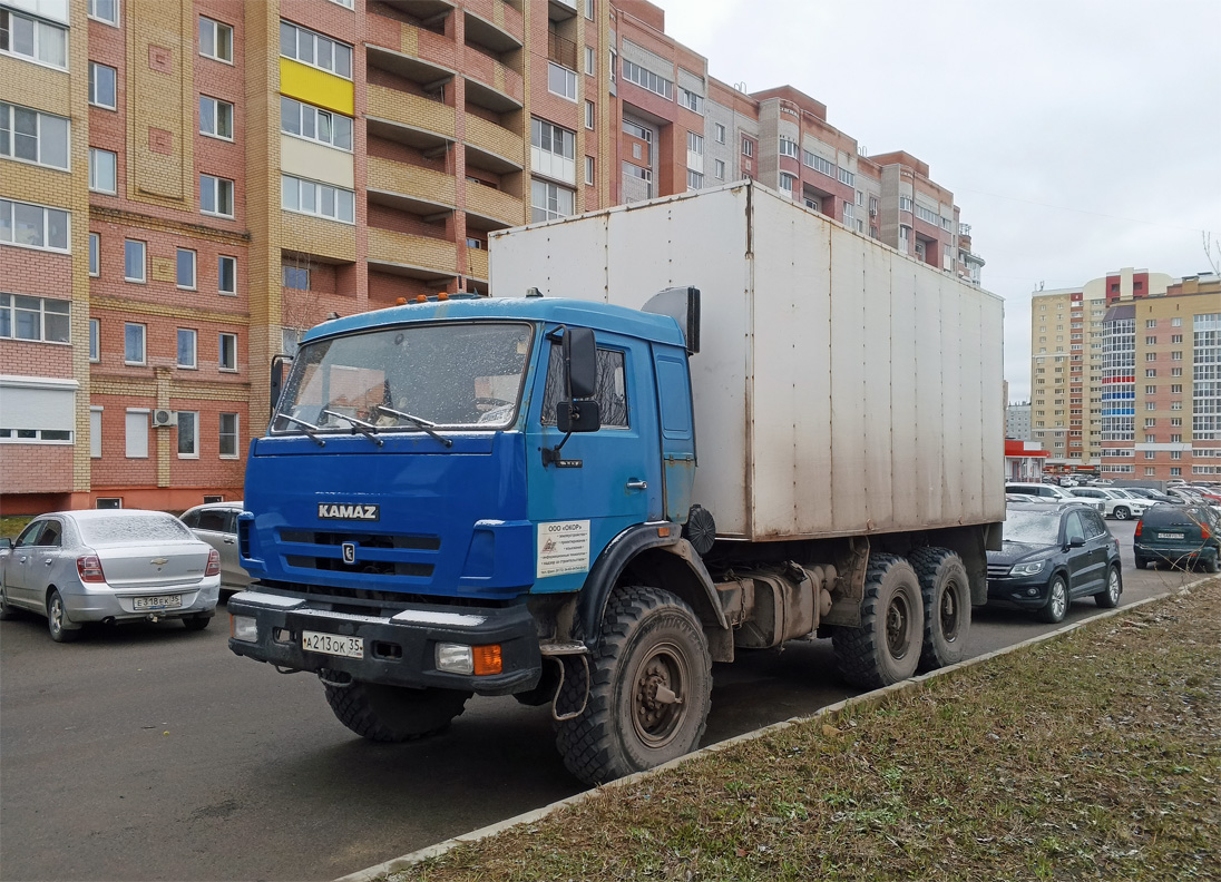 Вологодская область, № А 213 ОК 35 — КамАЗ-43118-10 [43118K]