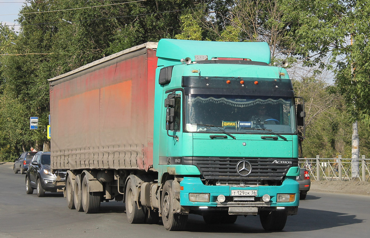 Оренбургская область, № Т 129 ОК 56 — Mercedes-Benz Actros ('1997) 1843