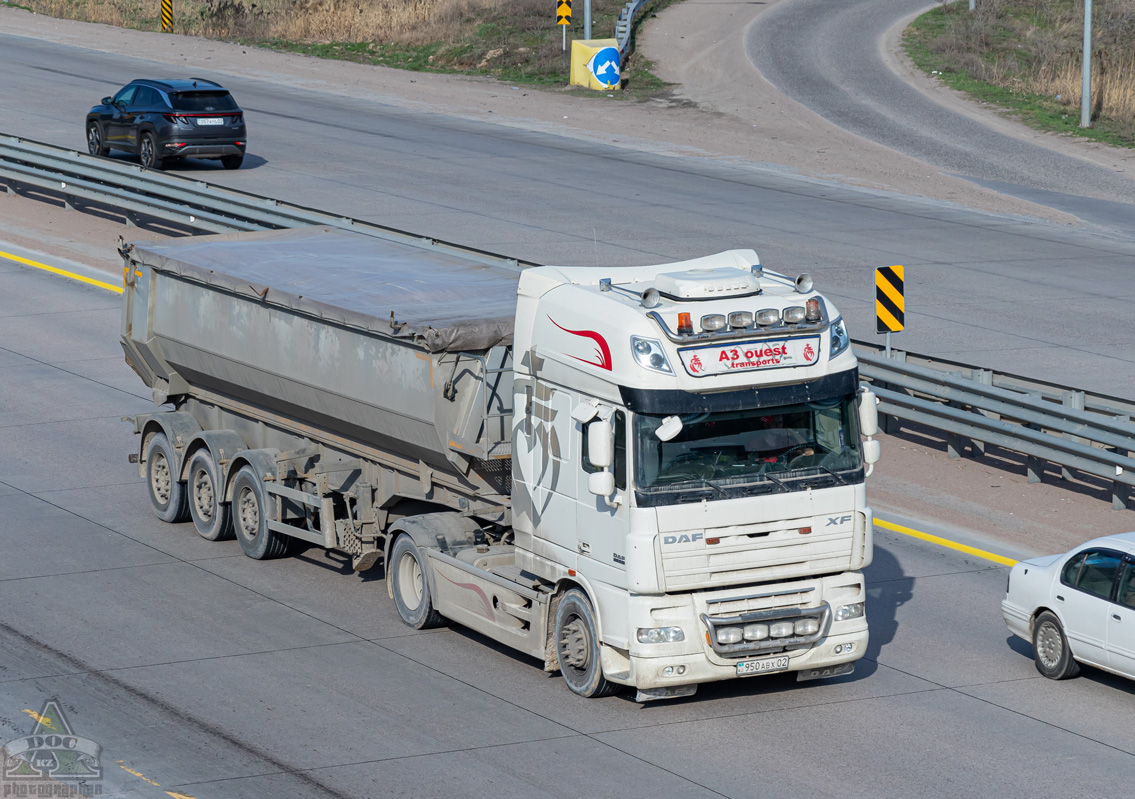 Алматы, № 950 ABX 02 — DAF XF105 FT