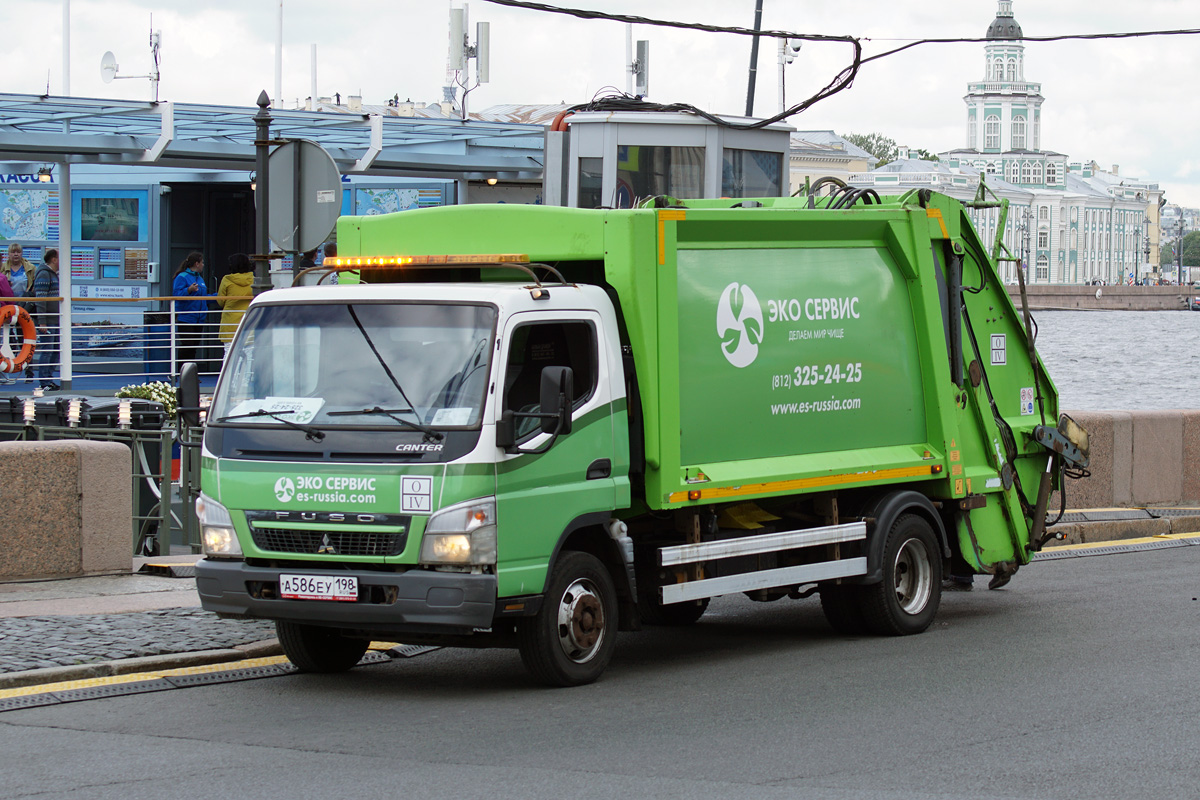 Санкт-Петербург, № А 586 ЕУ 198 — Mitsubishi Fuso Canter