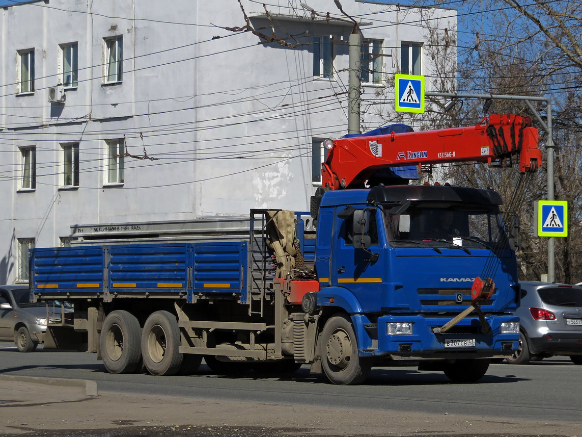 Кировская область, № В 307 СВ 43 — КамАЗ-65115-A5