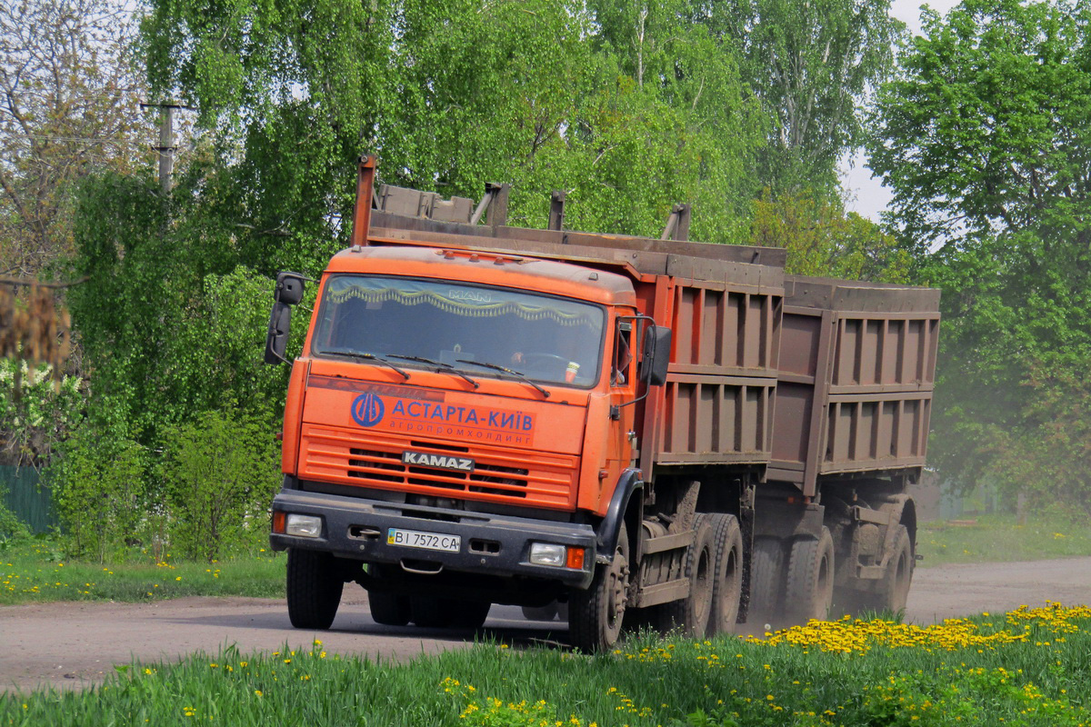 Полтавская область, № BI 7572 CA — КамАЗ-53215-15 [53215R]